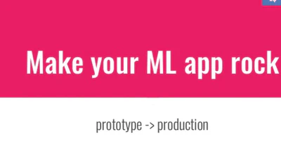 Make your ML app rock featured image