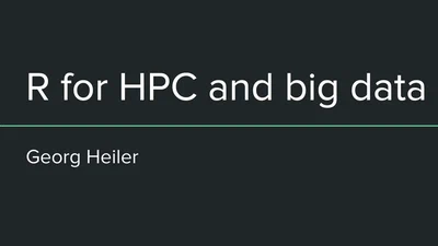 R for HPC and big data featured image